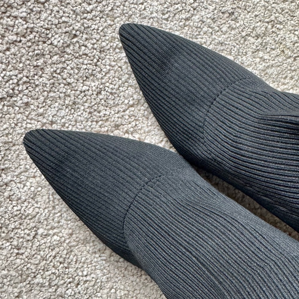 Forever 21 Sock Boot Stiletto Heel Pointy Size 6 - Picture 5 of 6